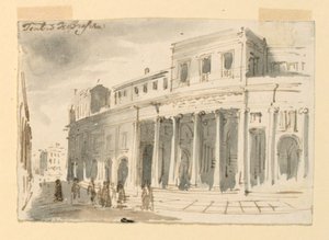 Esterno, Teatro di Brescia da Antonio Giuseppe Basoli