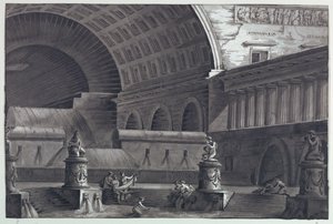 Scenografia, Terme romane da Antonio Giuseppe Basoli