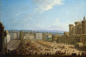 Festa dei Quattro Altari a Napoli, ca 1757, di Antonio Joli da Antonio Joli