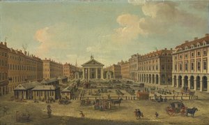 Quattro vedute di Londra: Il Covent Garden da Antonio Joli