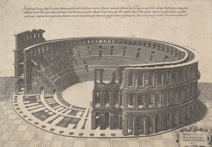 Amphitheatri Veronen Diligens et Accurata Delineatio da Antonio Lafreri