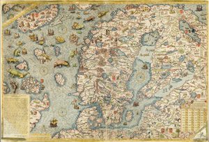 Carta Marina, originale da Antonio Lafreri