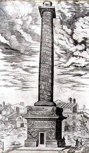 Colonna Traiana a Roma che celebra le campagne dell