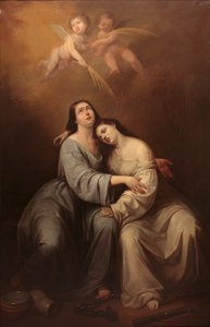 Santa Giusta e Santa Rufina da Antonio María Esquivel