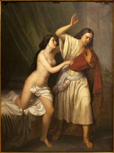 Giuseppe e la moglie di Putifarre da Antonio María Esquivel y Suárez de Urbina