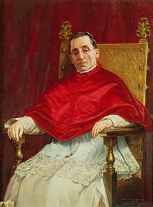 Ritratto di Papa Benedetto XV da Antonio Maria Fabres y Costa