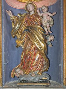 Madonna del Rosario da Antonio Maria Maragliano