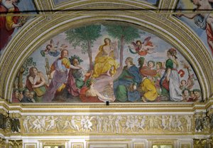 La Sala degli Specchi, Apollo e le Muse da Antonio Maria Viani