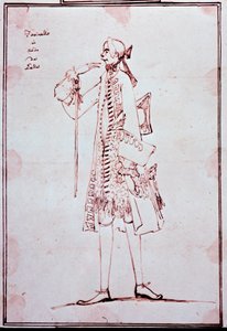 Ritratto di Carlo Broschi detto Farinelli (1705-1782) castrato italiano da Antonio Maria Zanetti