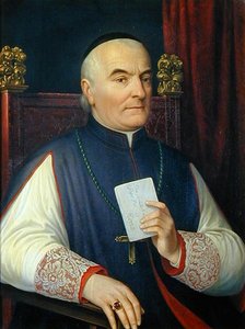 Ritratto di Monsignor Ferdinando Baldanzi, Arcivescovo di Siena da Antonio Marini