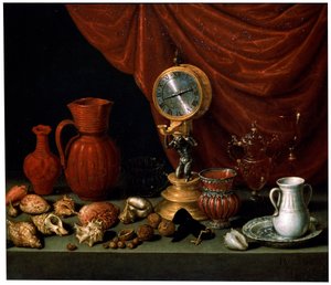 Natura morta con orologio, 1652 da Antonio Pereda y Salgado