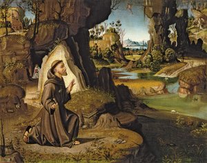 San Francesco riceve le stimmate da Antonio Pirri