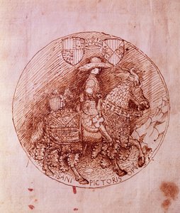 Disegno della medaglia di Alfonso d