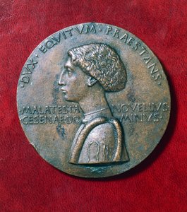 Medaglia di Domenico Novello Malatesta (1418-1465) da Antonio Pisanello