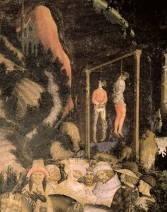 Gli impiccati (dettaglio) da Antonio Pisanello