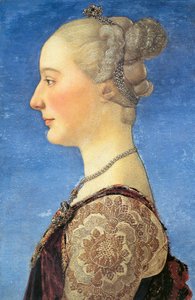 Ritratto di una giovane donna, 1475 da Antonio Pollaiuolo