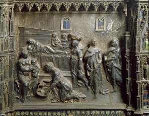 La nascita di Giovanni Battista da Antonio Pollaiuolo