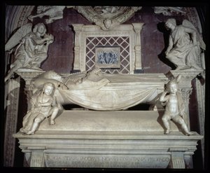 La Tomba del Cardinale del Portogallo, dettaglio