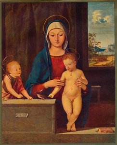 Madonna e Bambino con San Giovanni Battista da Antonio Solario