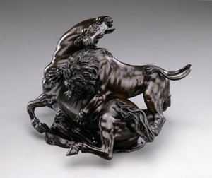 Leone che attacca cavallo, c.1580/90