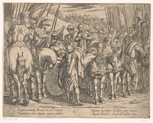 Alessandro Magno trova il corpo di Dario da Antonio Tempesta