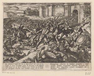 I Romani sconfitti dalle truppe olandesi a Bonn da Antonio Tempesta
