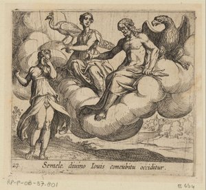 Il desiderio di Semele da Antonio Tempesta