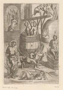 Tortura con vari metodi di bruciatura da Antonio Tempesta