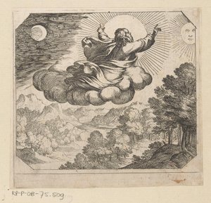 Dio crea il sole, la luna e le stelle (La creazione)