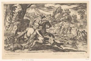 Caccia al cinghiale da Antonio Tempesta