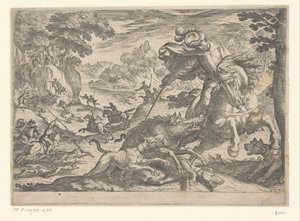 Caccia al cinghiale (serie Scene di caccia, parte 6)