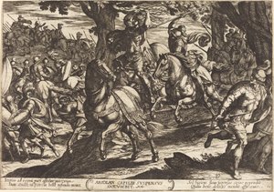 Giacobbe Uccide Assalonne, Figlio del Re Davide da Antonio Tempesta