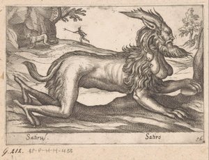 Creatura mostruosa da Antonio Tempesta
