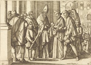 Filippo da ragazzo davanti a Margherita d