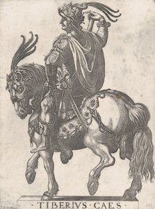 Tavola 3: Imperatore Tiberio a cavallo, da 
