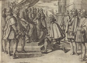 Duca spagnolo davanti a Margherita d