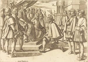 Duca spagnolo davanti a Margherita d