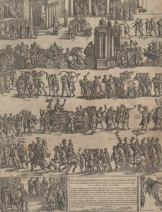 Trionfo di un imperatore romano lato sinistro da Antonio Tempesta