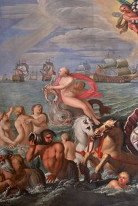 Dettaglio dalla Sala della Regina da Antonio Verrio