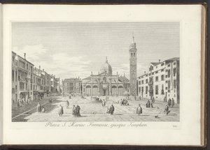 Veduta di Campo Santa Maria Formosa a Venezia da Antonio Visentini