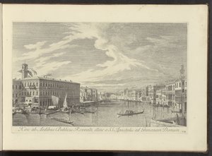 Veduta del Canal Grande a Venezia