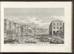 Veduta del Canal Grande a Venezia da Antonio Visentini
