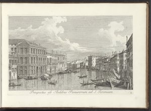 Veduta del Canal Grande a Venezia da Antonio Visentini