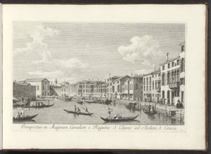 Vista sul Canal Grande a Venezia da Antonio Visentini