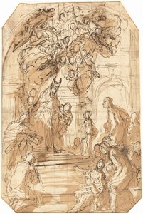 Presentazione della Vergine al Tempio [recto]