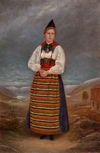 Signora svedese, ca. 1893 da Antonio Zeno Shindler