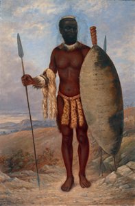 Uomo Zulu, ca. 1893