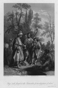 Giuseppe venduto ai Mercanti Ismaeliti, Genesi XXXVII, 28 da Antonio Zucchi