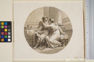Due amanti in un interno da Antonio Zucchi