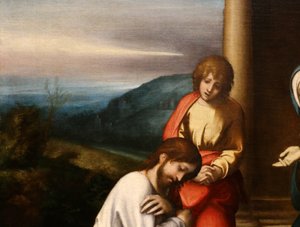 Cristo si congeda da sua Madre
